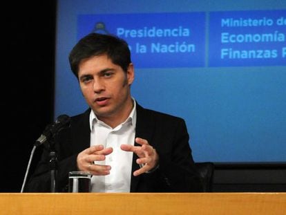 El ministro de Econom&iacute;a argentino, Axel Kicillof 