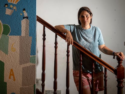Míriam Farelo, el pasado jueves en su casa, en Arenys de Munt (Barcelona).