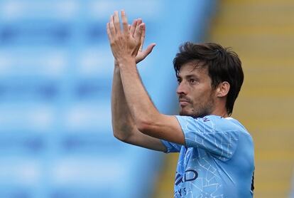 David Silva, en un partido de la pasada Premier.