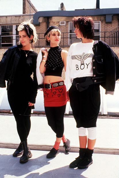 El trío en una imagen de 1986.