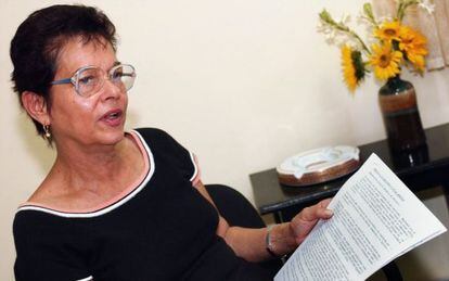 Imagen de archivo de la disidente cubana Miriam Leiva.