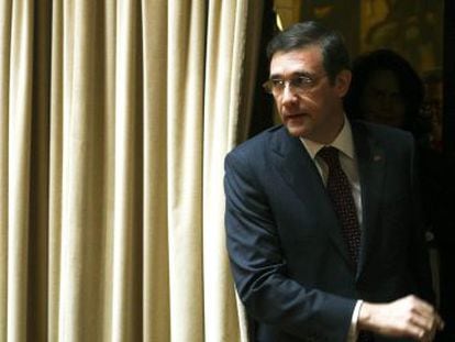 El primer ministro portugu&eacute;s, Pedro Passos Coelho, este viernes en el Parlamento.
