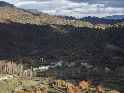 Vista de Nocito, pueblo perteneciente al municipio de Nueno, en la comarca de La Hoya (Huesca).