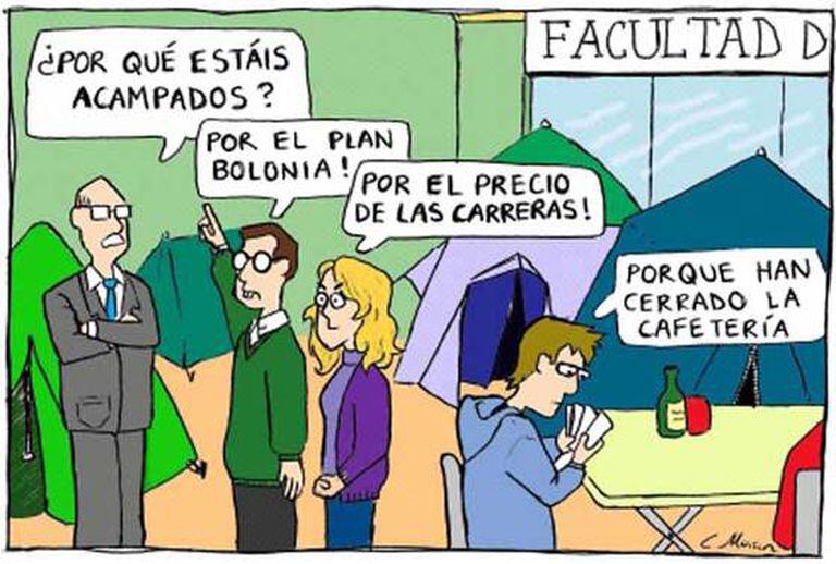 "Plan Bolonia", la mejor tira cómica de 'El País de los Estudiantes'.