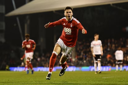 Ben Breretton, en 2017, con Nottingham Forest.