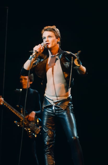 Jobriath durante un concierto emitido en la NBC en 1974.