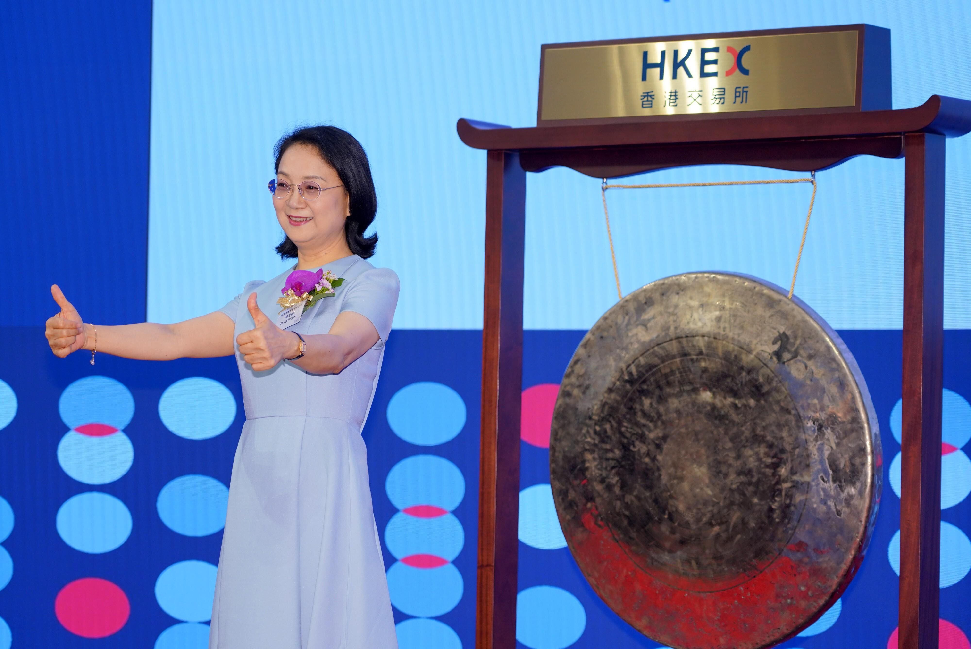 Zhong Huijuan, presidenta de Hansoh Pharmaceutical, Hong Kong (China), el año pasado.