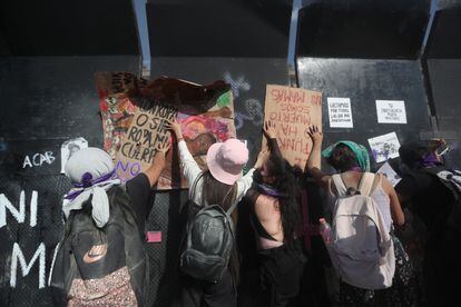 Manifestaciones feministas del 8 marzo de 2022, México. 
