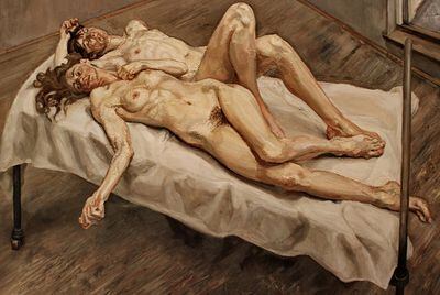 <i>Dos mujeres,</i><b> de Lucian Freud. 1992.</b>