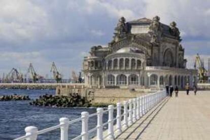 El Casino de Constanza, ciudad rumana situada en el mar Negro.