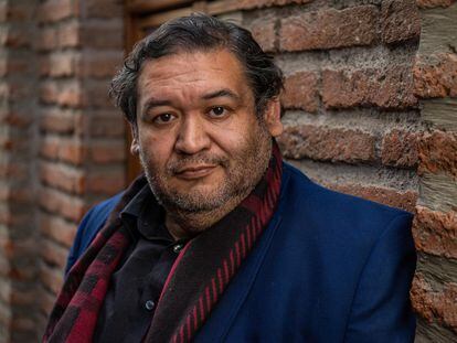 Salvador Millaleo, experto Mapuche en Patio Bellavista de Providencia, el viernes 27 de mayo de 2022.