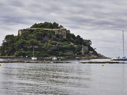 Imagen del fuerte de Brégançon, en la Costa Azul, residencia de verano para los presidentes franceses.