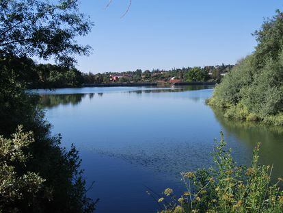 El Embalse de los Peñascales, en Torrelodones, Madrid.