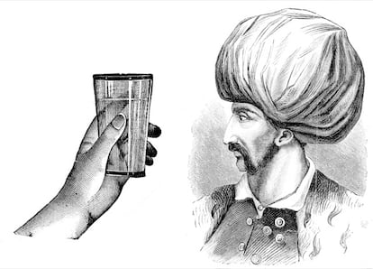 'When some Persians arrive', illustration from 'The book of fables and other fables'.