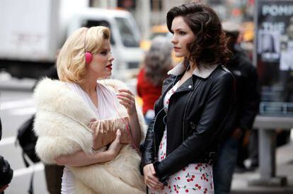 Las actrices Megan Hilty (izquierda) y Katharine McPhee, protagonistas de 'Smash'