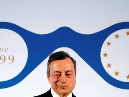 Mario Dragi, presidente del Banco Central Europeo.