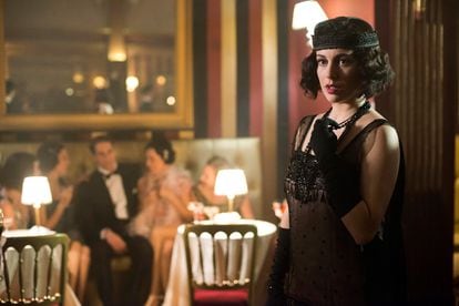 Blanca Suárez in a frame from the series 'The Cable Girls'.