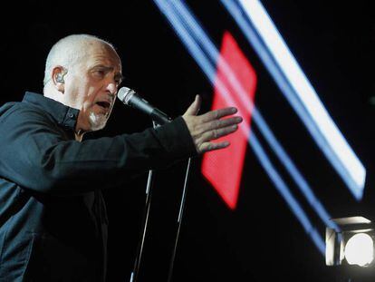 Peter Gabriel, en un concierto el 2010.