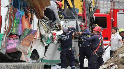 Un accidente en la Carretera Panamericana en Colombia, el 15 de octubre.