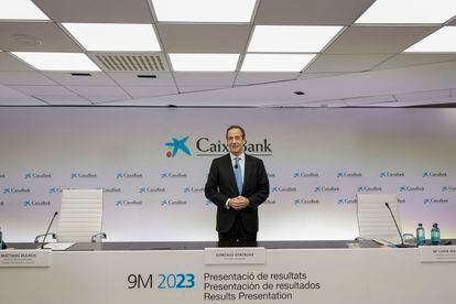El consejero delegado de CaixaBank, el día 27 en Valencia.