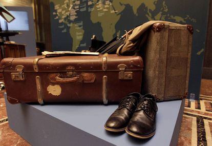 Objetos expuestos en la exposición sobre Ramón Menéndez Pidal.