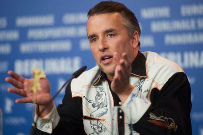 Richard Linklater durante la conferencia de prensa de 'Boyhood' en Berlín.