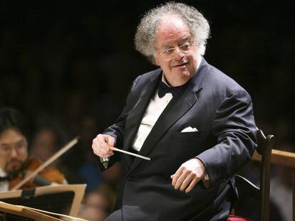 James Levine, durante un concierto el 7 de julio de 2006. 