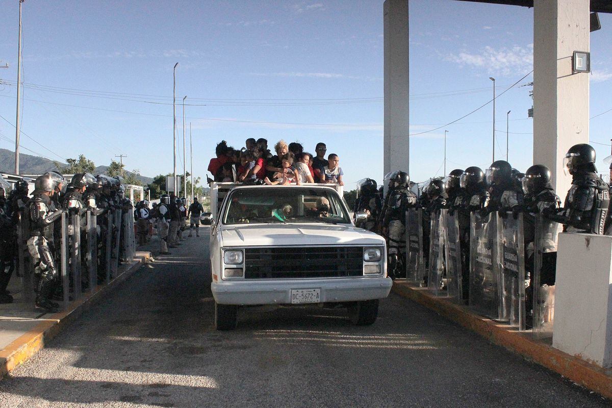 Caravana migrante Chiapas Los migrantes agredidos por la