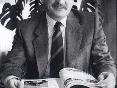 Luis Carlos Gal&aacute;n, en 1989.