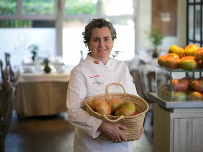 La chef Pepa Muñoz en su local  Qüenco de Pepa, esta semana.
