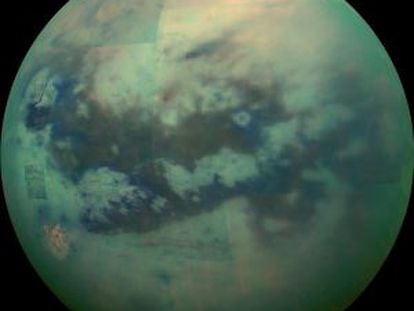 Imagen de Titán, captada por 'Cassini'.