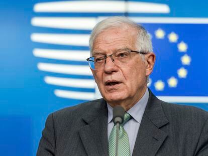 El Alto representante de La Unión para Asuntos Exteriores y Política de Seguridad, Josep Borrell, el pasado día 15 en Bruselas.