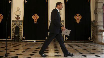 El primer ministro de Portugal, Pedro Passos Coelho.
