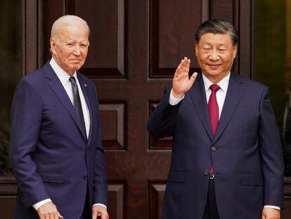 Joe Biden y Xi Jinping, durante su cumbre en California el pasado día 15.