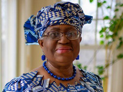 La directora general de la OMC, Ngozi Okonjo-Iweala, en febrero pasado, en Potomac (Maryland, EE UU).