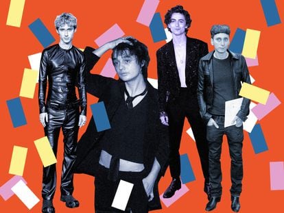 Troye Sivan, Pete Doherty, Timothee Chalamet y Hedi Slimane. Cuatro hombre que, hace 20 años o en la actualidad, han hecho gala de un físico más delgado de lo habitual.