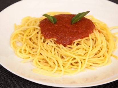 El espagueti con tomate dignificado.