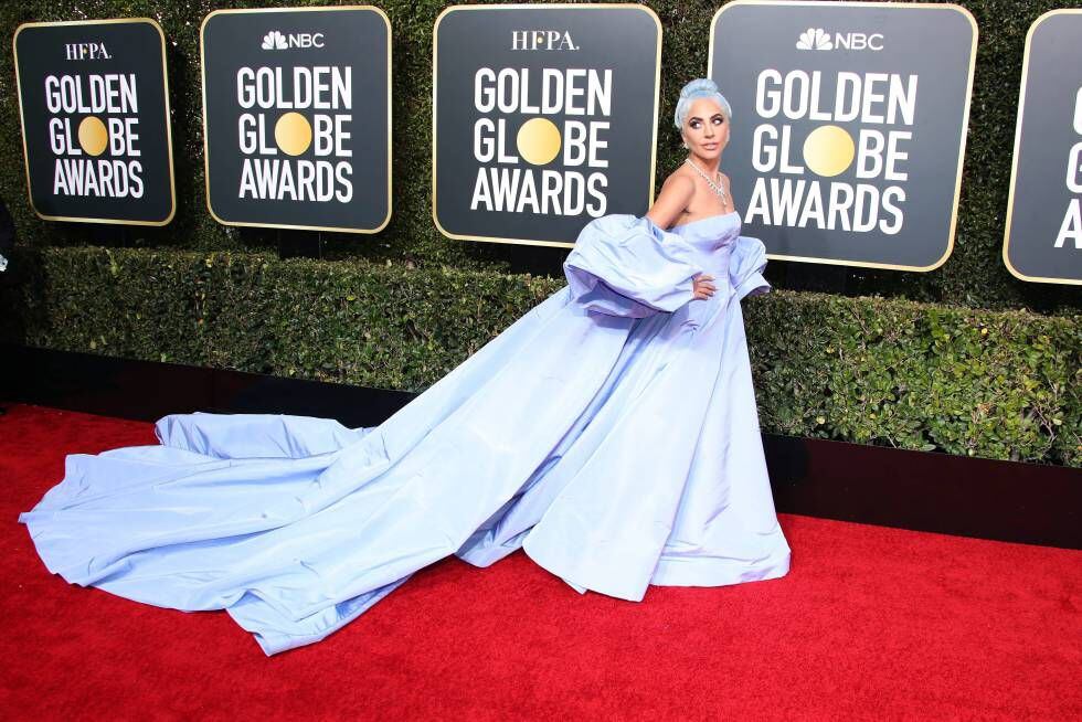 Lady Gaga en los Globos de Oro 2019.