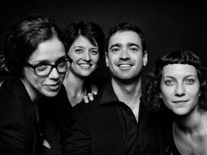 Los integrantes del Dalia Quartet.
