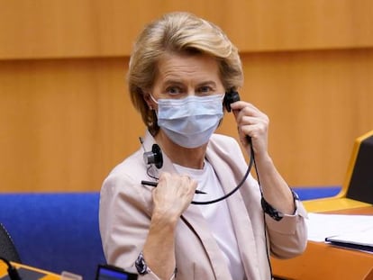 La presidenta de la Comisión Europea, Ursula von der Leyen.