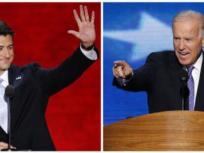 Joe Biden y Paul Ryan.