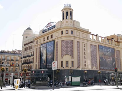 Fotografía de archivo del edificio que alberga los Cines Callao de Madrid