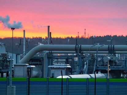 Planta de procesamiento de gas natural ruso en Lubmin, Alemania.