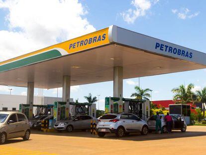 Gasolinera de Petrobras en Brasil.