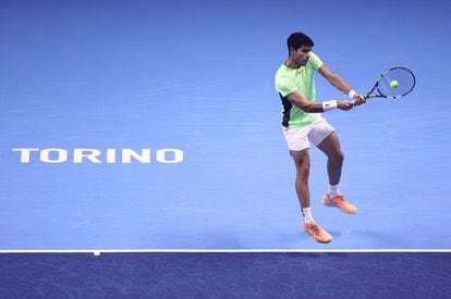 Djokovic celebrando su victoria