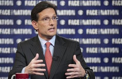 El líder de la mayoría en la Cámara de Representantes, Eric Cantor, en un reciente debate.
