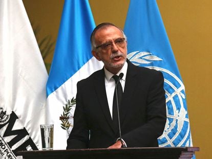 Iván Velásquez, en una imagen de octubre de 2017, entonces jefe de la Comisión Internacional contra la Impunidad (CICIG).