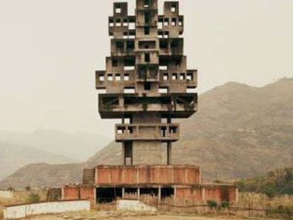 Monumento al Progreso y la Prosperidad, en el distrito de Chongqing, China.