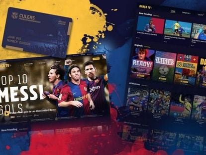 La plataforma digital Barça TV+.
