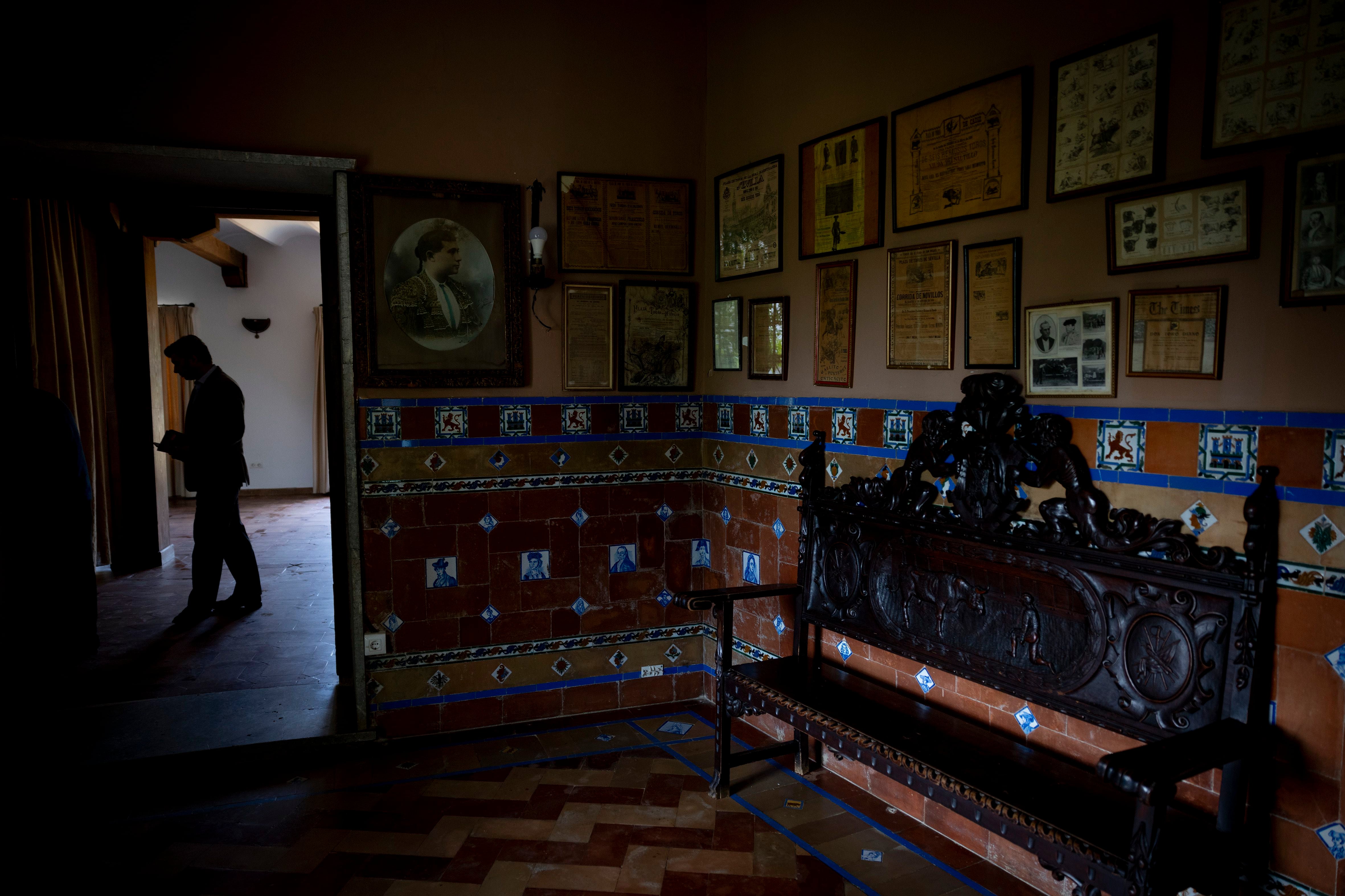 Una estancia de la finca sevillana.